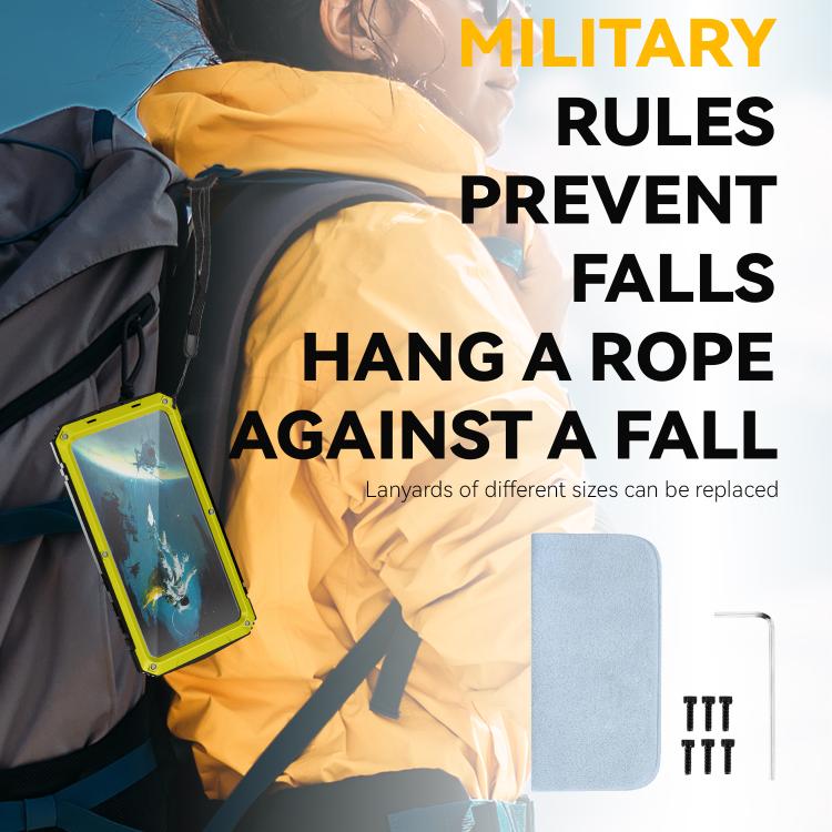 For Samsung Galaxy S25 Edge 5G R-JUST Life Waterproof Dustproof Shockproof Phone Case
