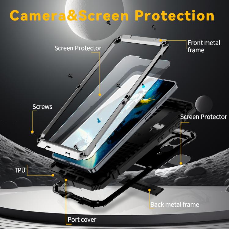 For Samsung Galaxy S25 Edge 5G R-JUST Life Waterproof Dustproof Shockproof Phone Case