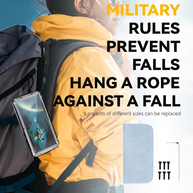 For Samsung Galaxy S25 Edge 5G R-JUST Life Waterproof Dustproof Shockproof Phone Case