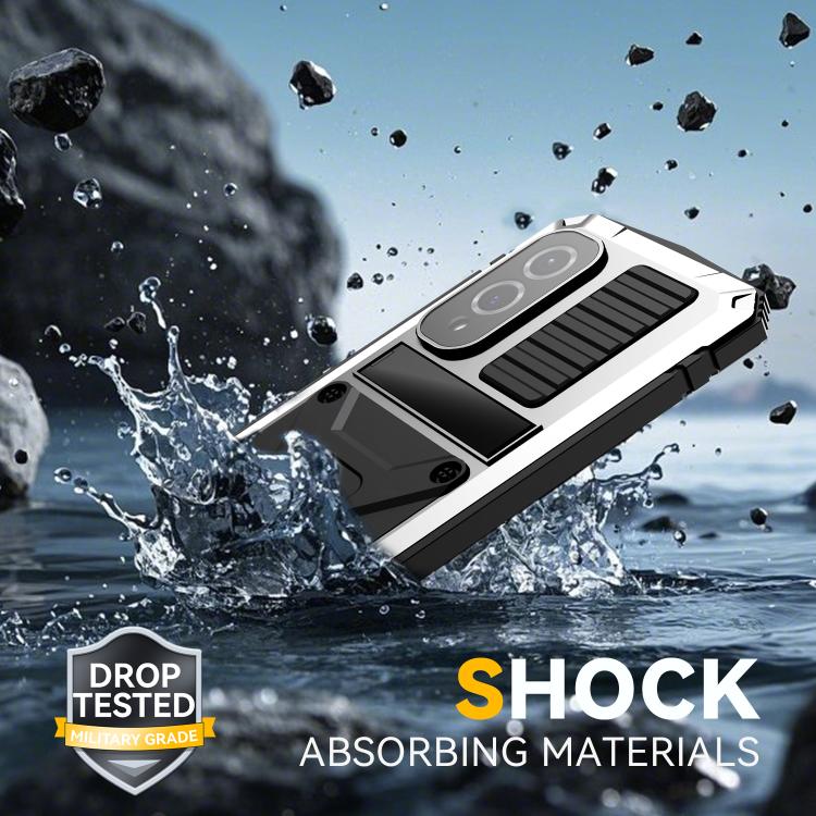 For Samsung Galaxy S25 Edge 5G R-JUST Life Waterproof Dustproof Shockproof Phone Case
