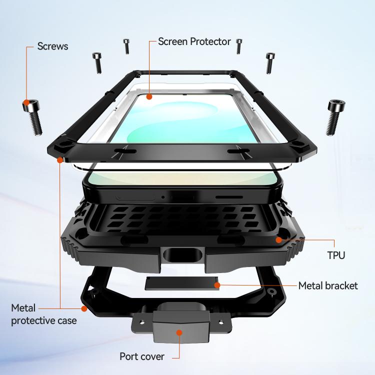 For Samsung Galaxy S26+ 5G R-JUST Life Waterproof Dustproof Shockproof Phone Case