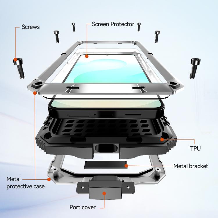 For Samsung Galaxy S26+ 5G R-JUST Life Waterproof Dustproof Shockproof Phone Case