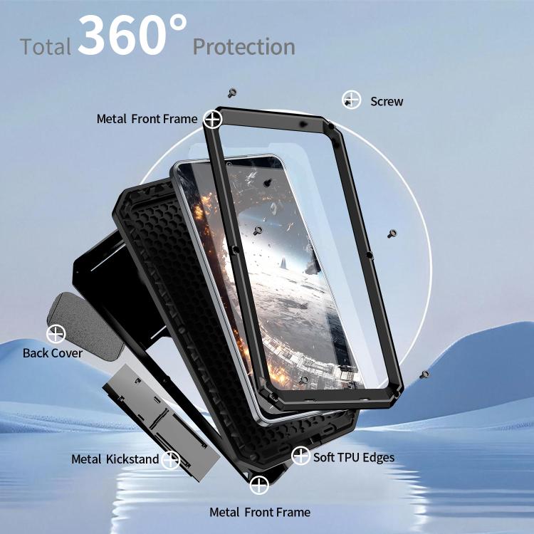 For Samsung Galaxy S25 Edge 5G R-JUST Sliding Camera Life Waterproof Holder Phone Case