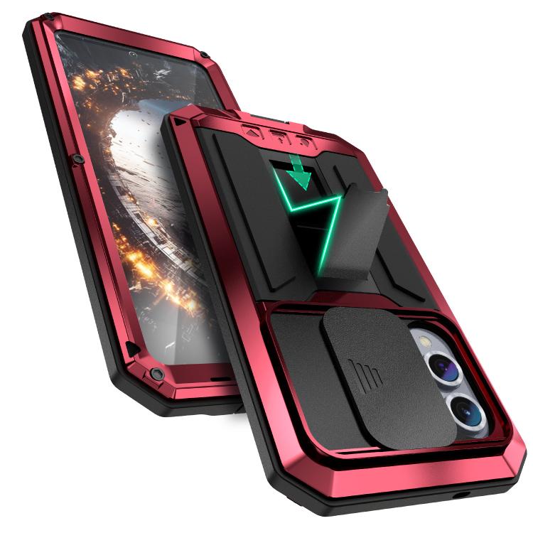 For Samsung Galaxy S25 Edge 5G R-JUST Sliding Camera Life Waterproof Holder Phone Case