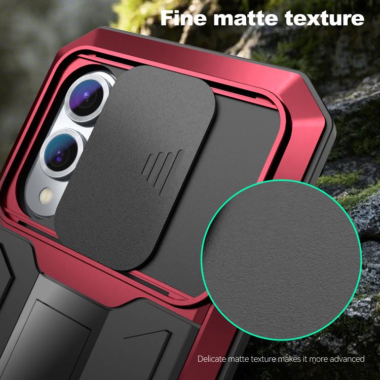 For Samsung Galaxy S25 Edge 5G R-JUST Sliding Camera Life Waterproof Holder Phone Case