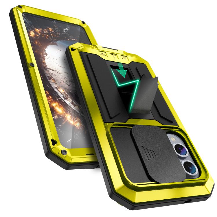For Samsung Galaxy S25 Edge 5G R-JUST Sliding Camera Life Waterproof Holder Phone Case