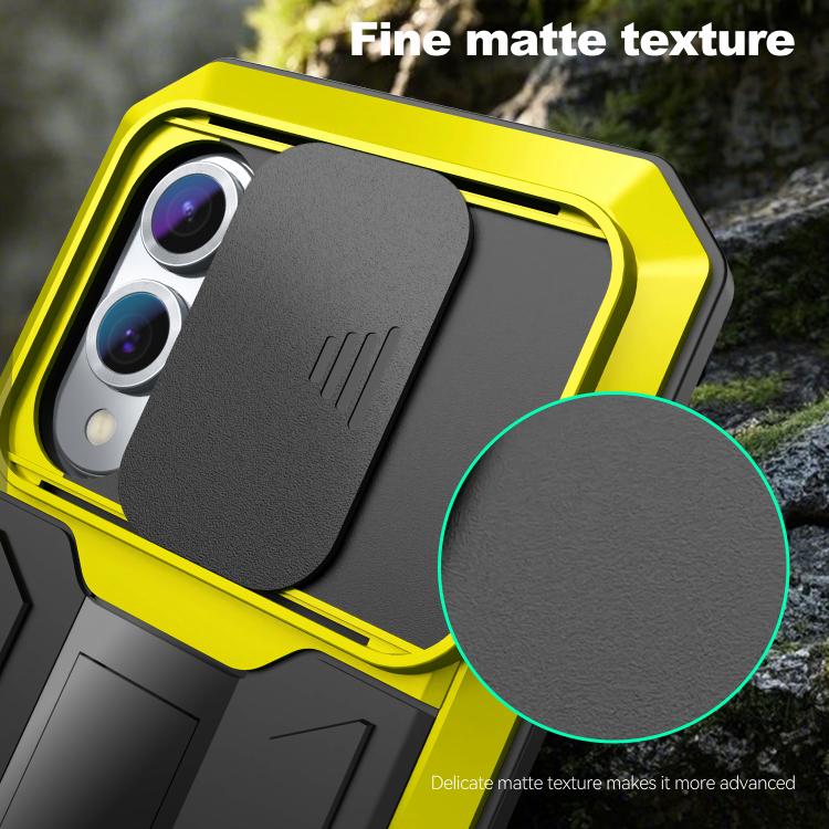 For Samsung Galaxy S25 Edge 5G R-JUST Sliding Camera Life Waterproof Holder Phone Case