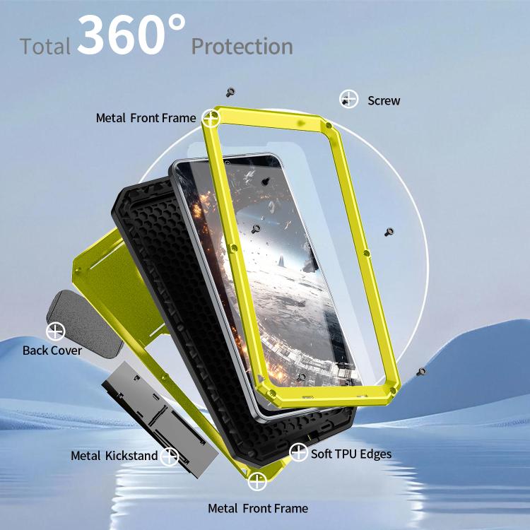 For Samsung Galaxy S25 Edge 5G R-JUST Sliding Camera Life Waterproof Holder Phone Case
