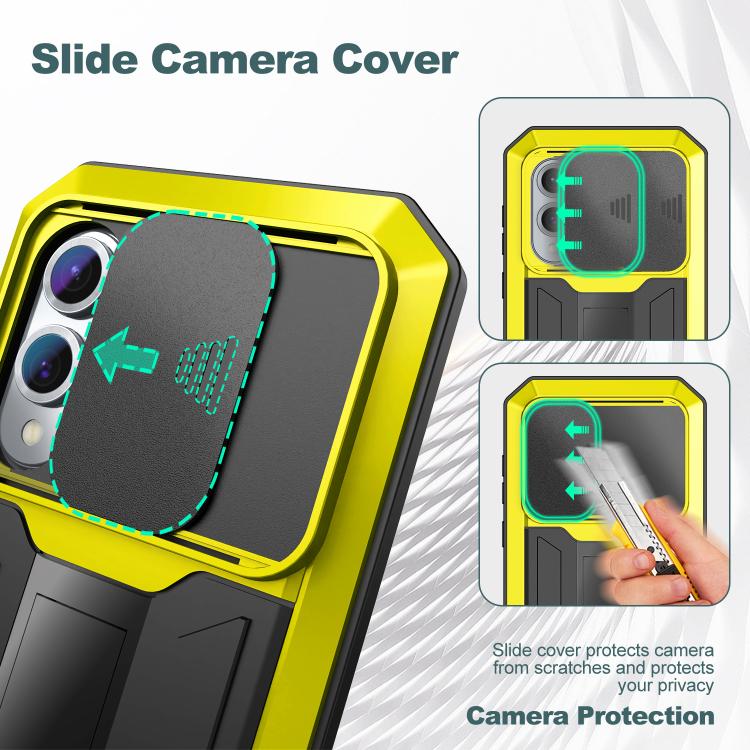 For Samsung Galaxy S25 Edge 5G R-JUST Sliding Camera Life Waterproof Holder Phone Case