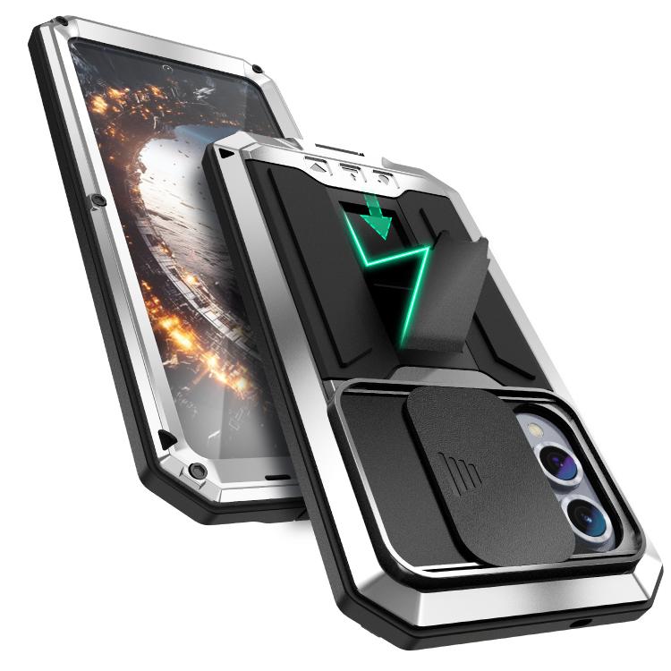For Samsung Galaxy S25 Edge 5G R-JUST Sliding Camera Life Waterproof Holder Phone Case