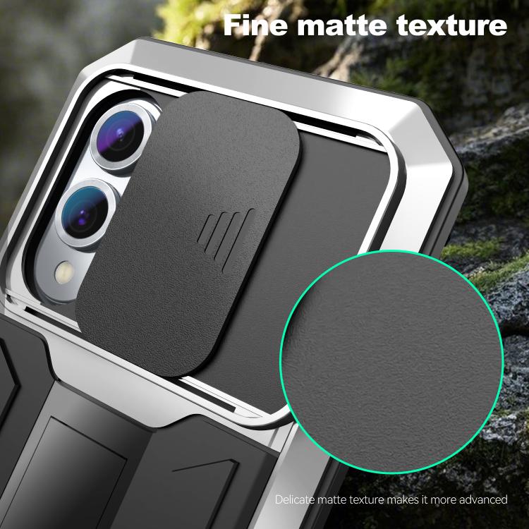 For Samsung Galaxy S25 Edge 5G R-JUST Sliding Camera Life Waterproof Holder Phone Case