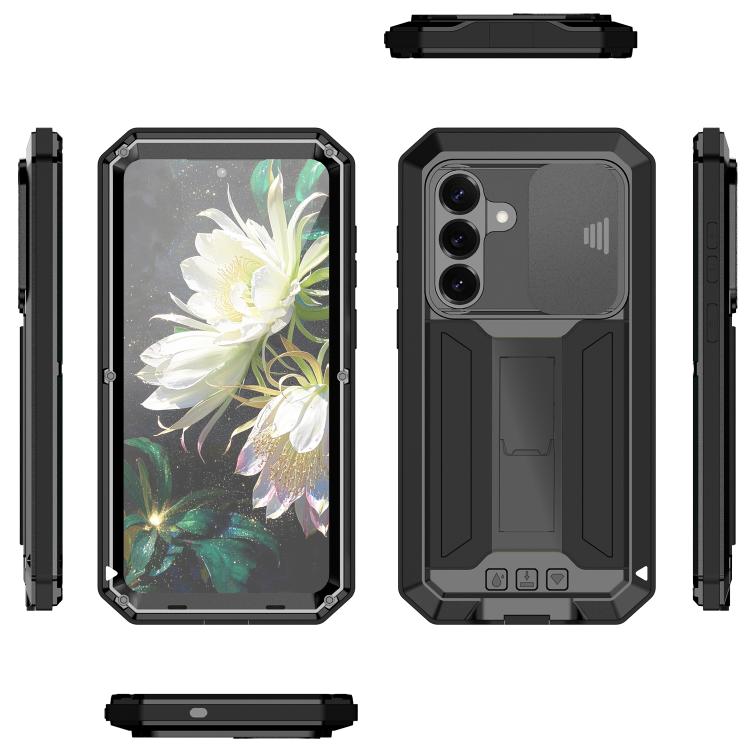For Samsung Galaxy S26+ 5G R-JUST Sliding Camera Life Waterproof Holder Phone Case