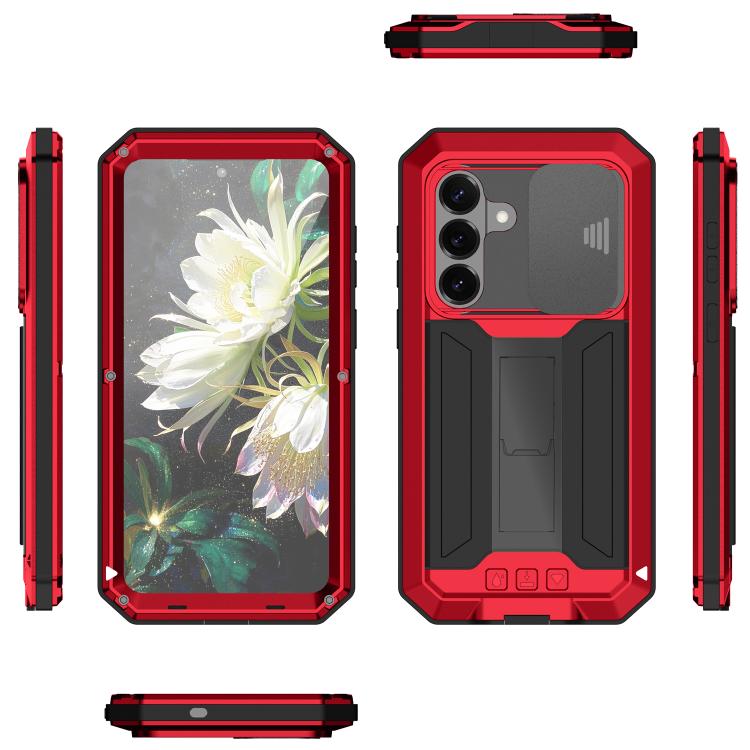 For Samsung Galaxy S26+ 5G R-JUST Sliding Camera Life Waterproof Holder Phone Case