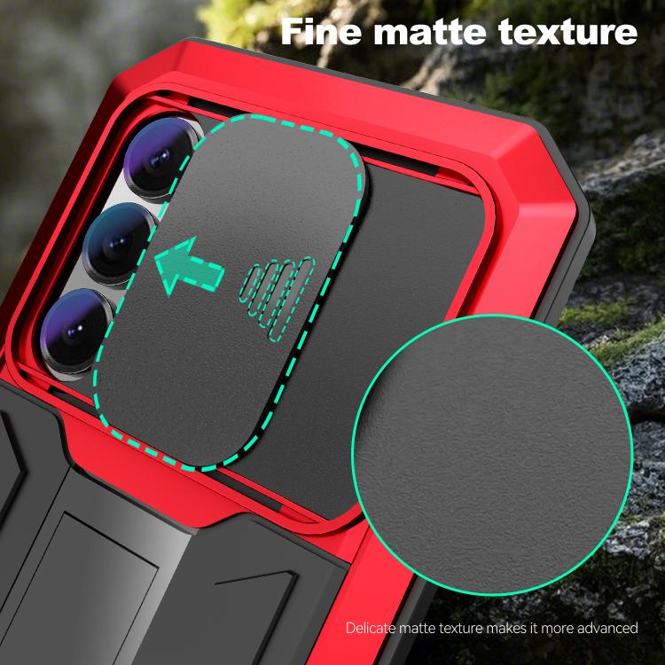 For Samsung Galaxy S26+ 5G R-JUST Sliding Camera Life Waterproof Holder Phone Case