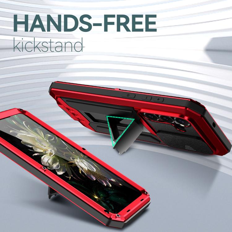 For Samsung Galaxy S26+ 5G R-JUST Sliding Camera Life Waterproof Holder Phone Case