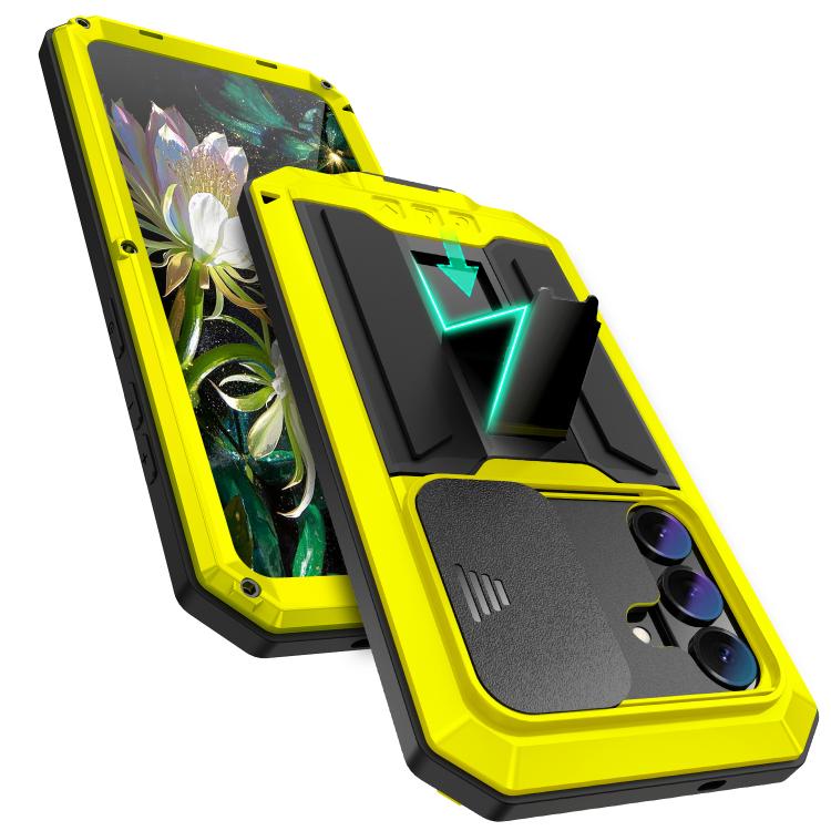 For Samsung Galaxy S26+ 5G R-JUST Sliding Camera Life Waterproof Holder Phone Case