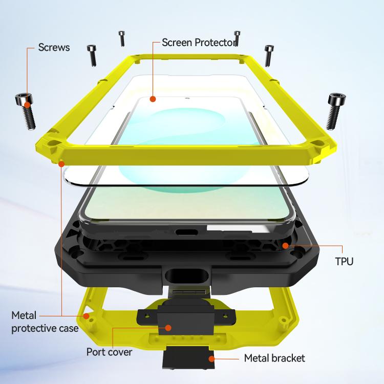 For Samsung Galaxy S26+ 5G R-JUST Sliding Camera Life Waterproof Holder Phone Case