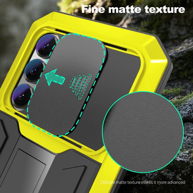 For Samsung Galaxy S26+ 5G R-JUST Sliding Camera Life Waterproof Holder Phone Case