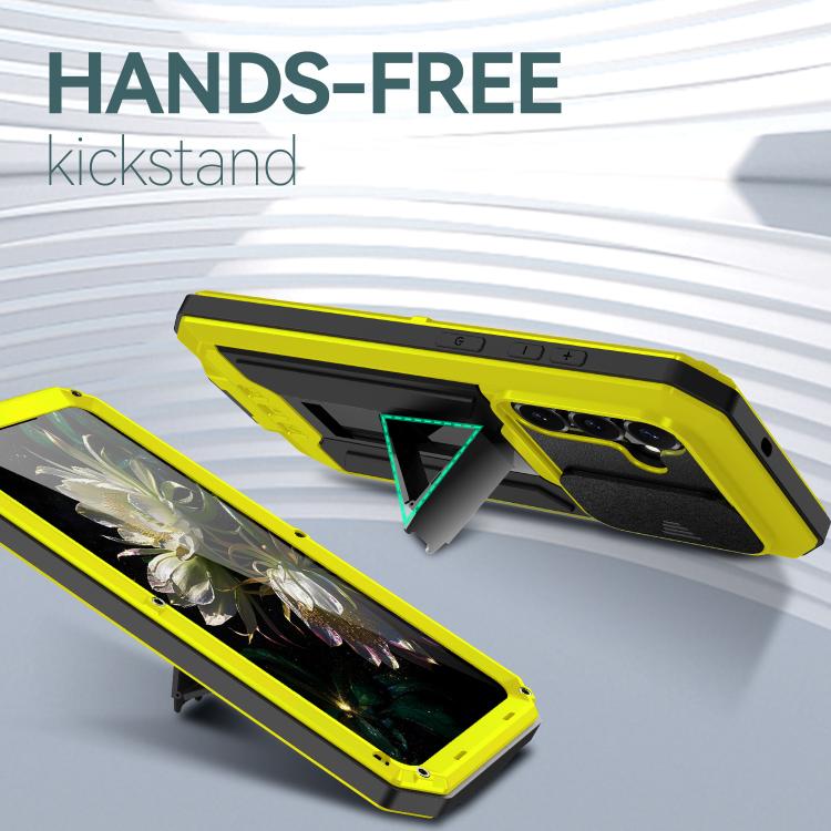 For Samsung Galaxy S26+ 5G R-JUST Sliding Camera Life Waterproof Holder Phone Case