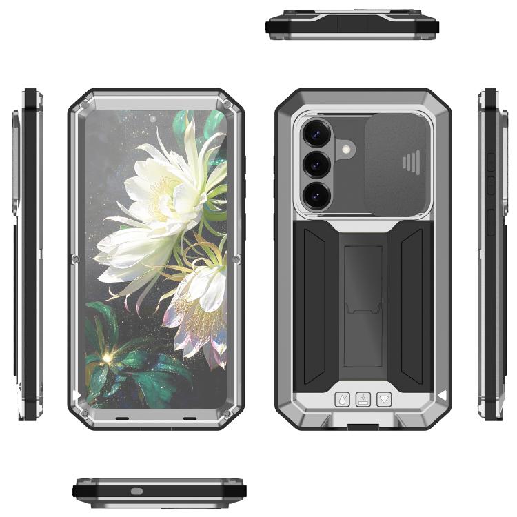 For Samsung Galaxy S26+ 5G R-JUST Sliding Camera Life Waterproof Holder Phone Case