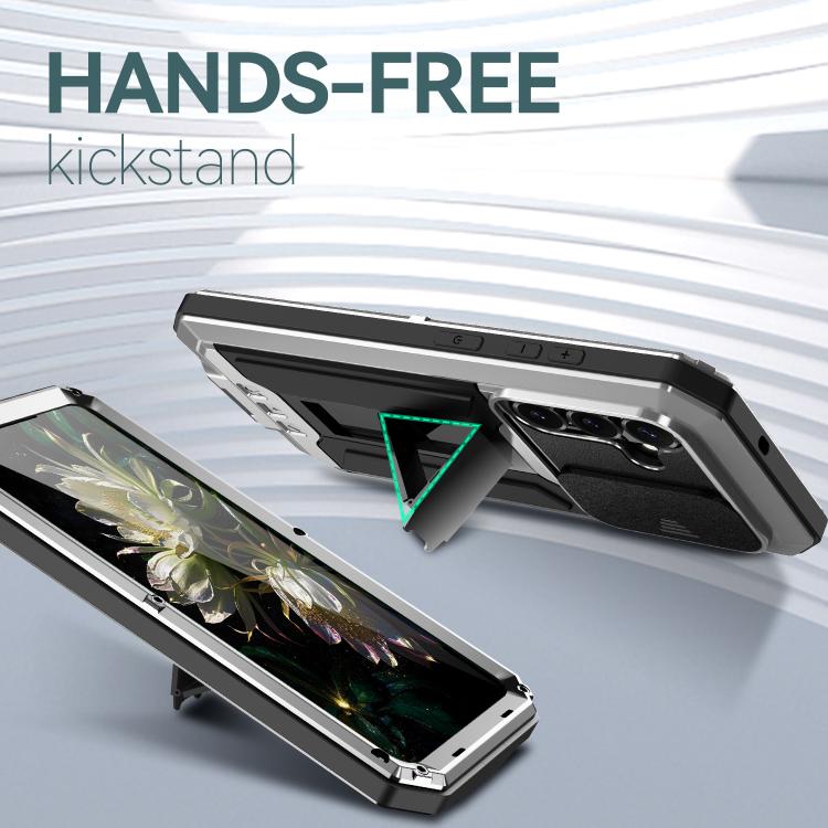 For Samsung Galaxy S26+ 5G R-JUST Sliding Camera Life Waterproof Holder Phone Case