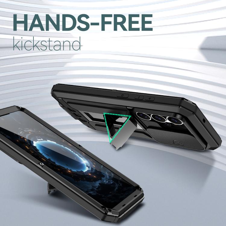 For Samsung Galaxy S26 Ultra 5G R-JUST Sliding Camera Life Waterproof Holder Phone Case