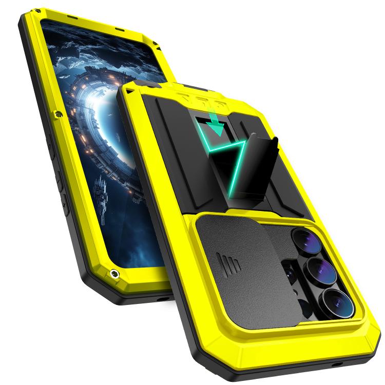 For Samsung Galaxy S26 Ultra 5G R-JUST Sliding Camera Life Waterproof Holder Phone Case