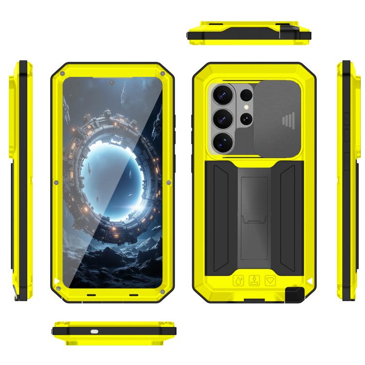 For Samsung Galaxy S26 Ultra 5G R-JUST Sliding Camera Life Waterproof Holder Phone Case