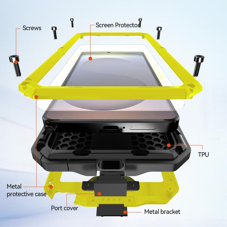 For Samsung Galaxy S26 Ultra 5G R-JUST Sliding Camera Life Waterproof Holder Phone Case