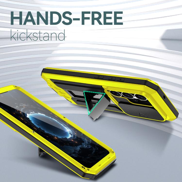 For Samsung Galaxy S26 Ultra 5G R-JUST Sliding Camera Life Waterproof Holder Phone Case