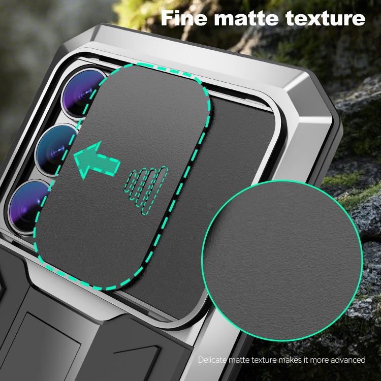 For Samsung Galaxy S26 Ultra 5G R-JUST Sliding Camera Life Waterproof Holder Phone Case
