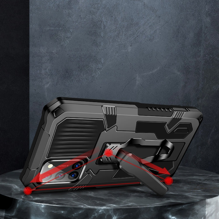 For OPPO A72 Machine Armor Warrior Shockproof PC + TPU Protective Case