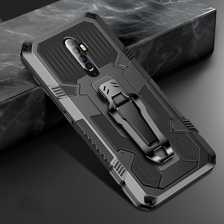 For OPPO Reno2 F Machine Armor Warrior Shockproof PC + TPU Protective Case