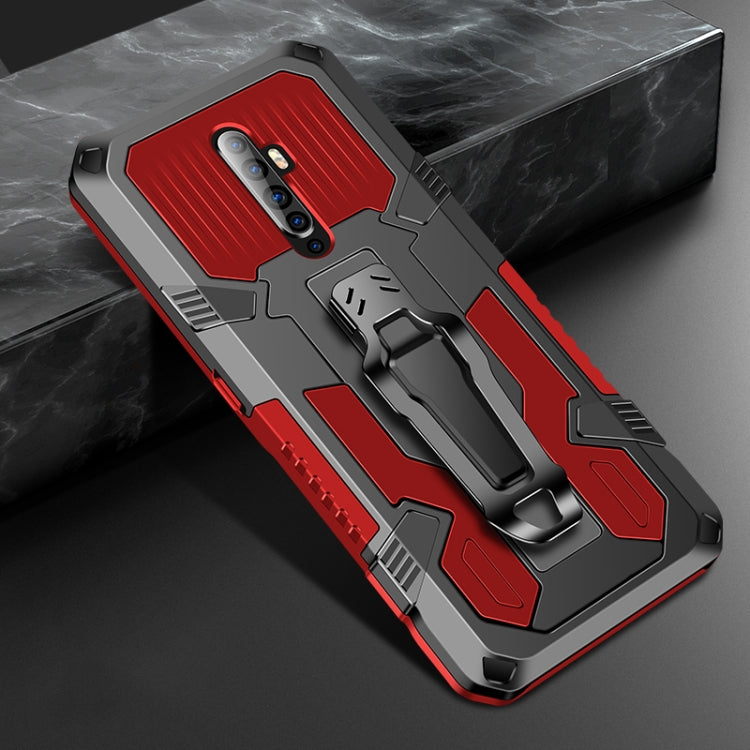 For OPPO Reno2 F Machine Armor Warrior Shockproof PC + TPU Protective Case