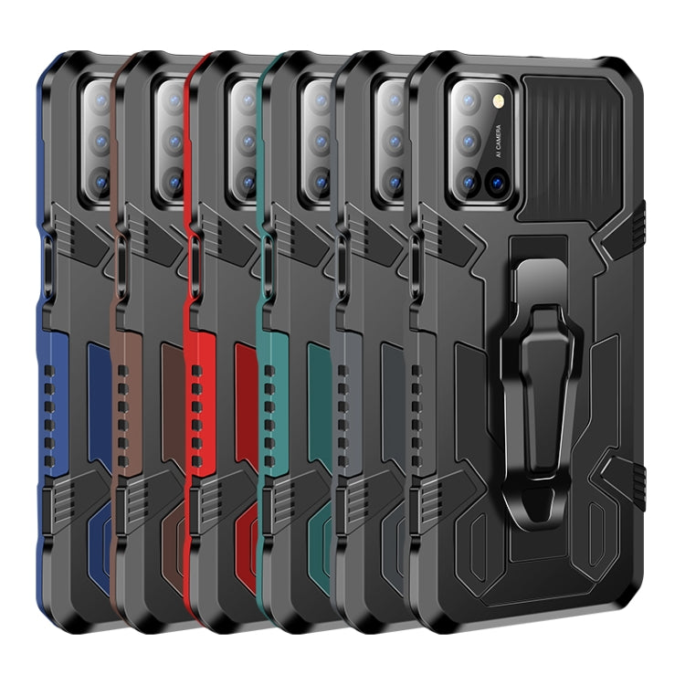 For OPPO Reno2 F Machine Armor Warrior Shockproof PC + TPU Protective Case