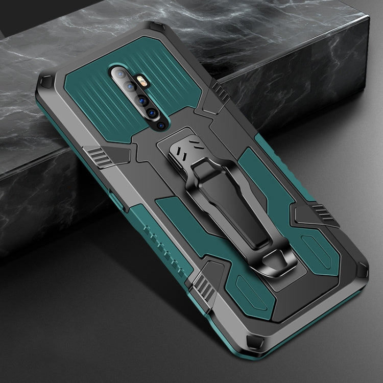 For OPPO Reno2 F Machine Armor Warrior Shockproof PC + TPU Protective Case