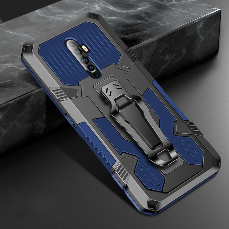 For OPPO Reno2 F Machine Armor Warrior Shockproof PC + TPU Protective Case