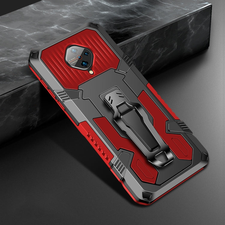 For Vivo S1 Pro Machine Armor Warrior Shockproof PC + TPU Protective Case