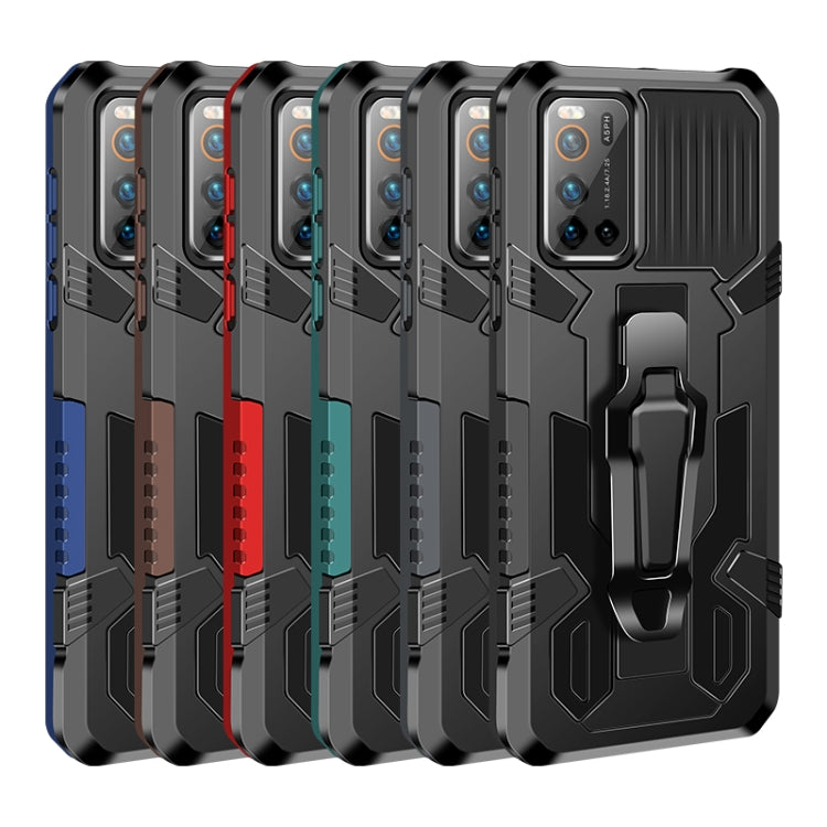 For Vivo Y17 Machine Armor Warrior Shockproof PC + TPU Protective Case