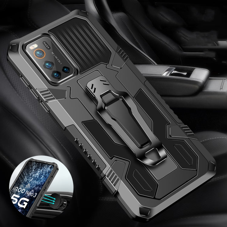 For Vivo Y17 Machine Armor Warrior Shockproof PC + TPU Protective Case