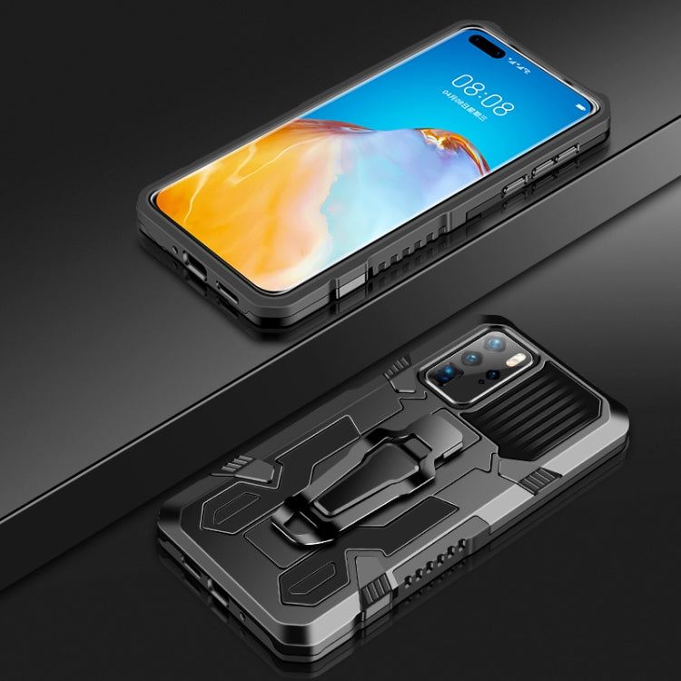 For Huawei Nova 5T Machine Armor Warrior Shockproof PC + TPU Protective Case