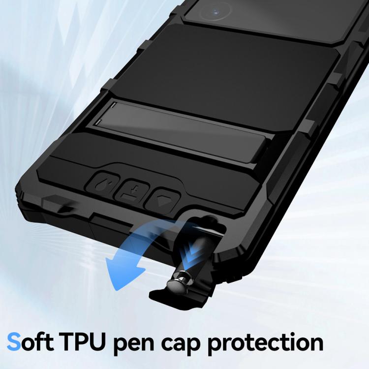 For Samsung Galaxy S25 Ultra 5G R-JUST Life Waterproof Dustproof Shockproof Holder Phone Case