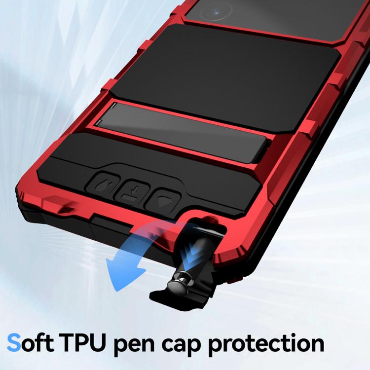 For Samsung Galaxy S25 Ultra 5G R-JUST Life Waterproof Dustproof Shockproof Holder Phone Case