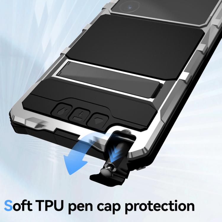 For Samsung Galaxy S25 Ultra 5G R-JUST Life Waterproof Dustproof Shockproof Holder Phone Case
