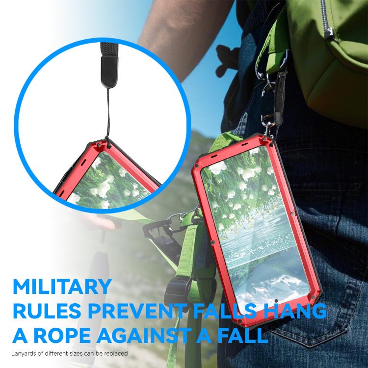 For Samsung Galaxy S25 Edge 5G R-JUST Life Waterproof Dustproof Shockproof Holder Phone Case