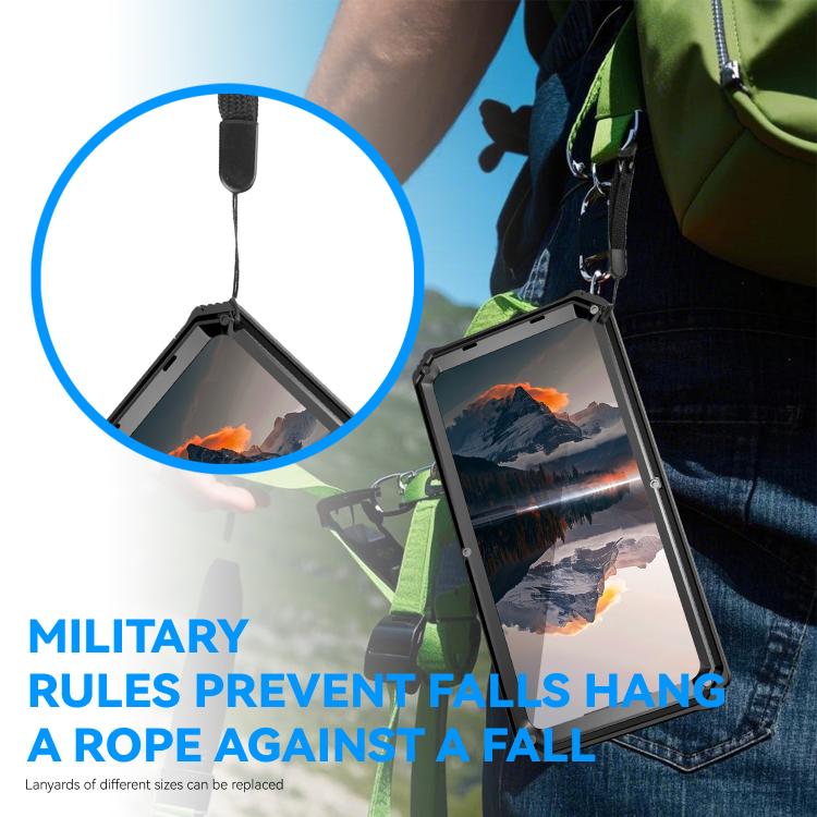 For Samsung Galaxy S26 Ultra 5G R-JUST Life Waterproof Dustproof Shockproof Holder Phone Case