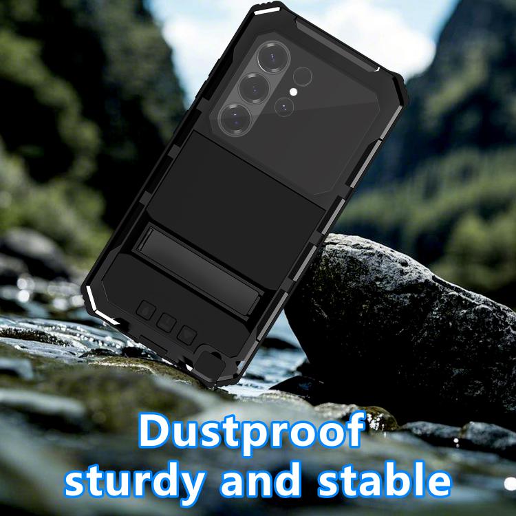 For Samsung Galaxy S26 Ultra 5G R-JUST Life Waterproof Dustproof Shockproof Holder Phone Case