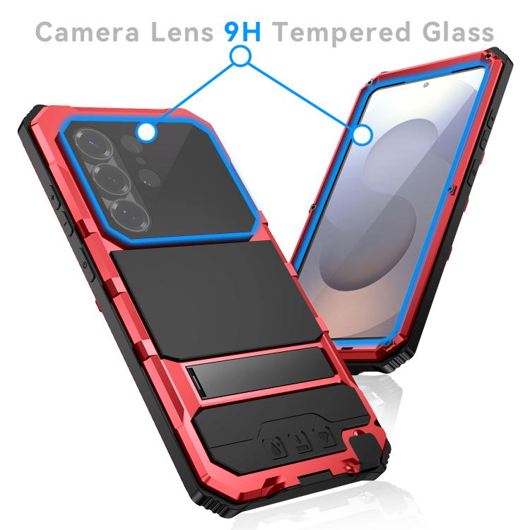 For Samsung Galaxy S26 Ultra 5G R-JUST Life Waterproof Dustproof Shockproof Holder Phone Case