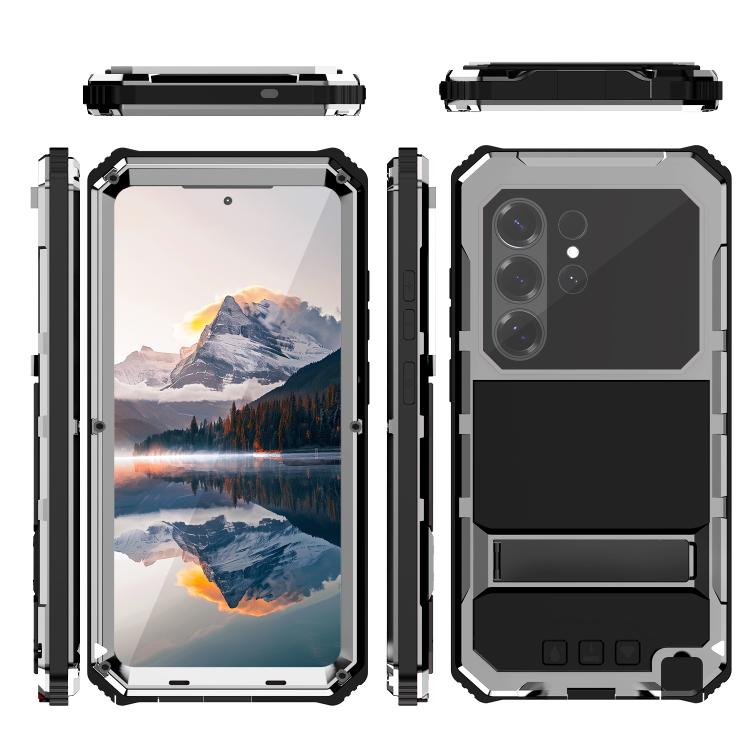 For Samsung Galaxy S26 Ultra 5G R-JUST Life Waterproof Dustproof Shockproof Holder Phone Case