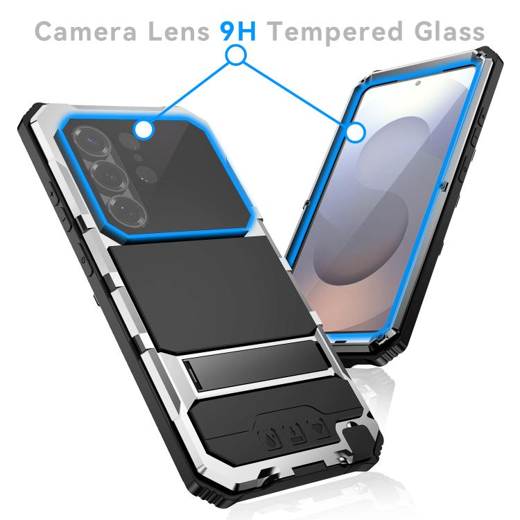 For Samsung Galaxy S26 Ultra 5G R-JUST Life Waterproof Dustproof Shockproof Holder Phone Case